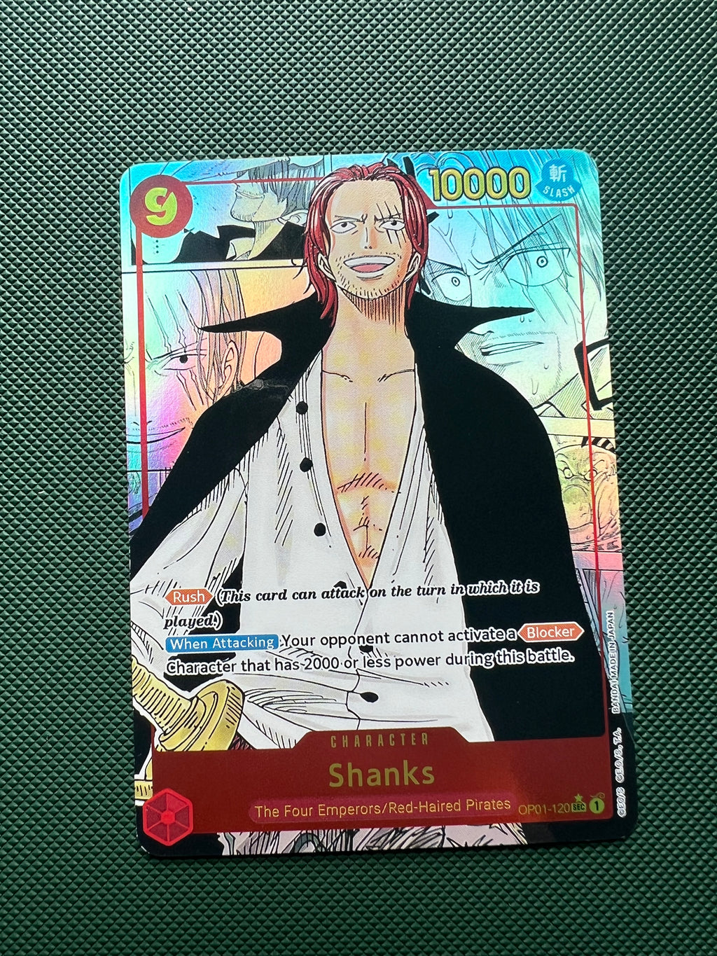 Shanks Manga Alt Art PRB01 - #120 PROXY