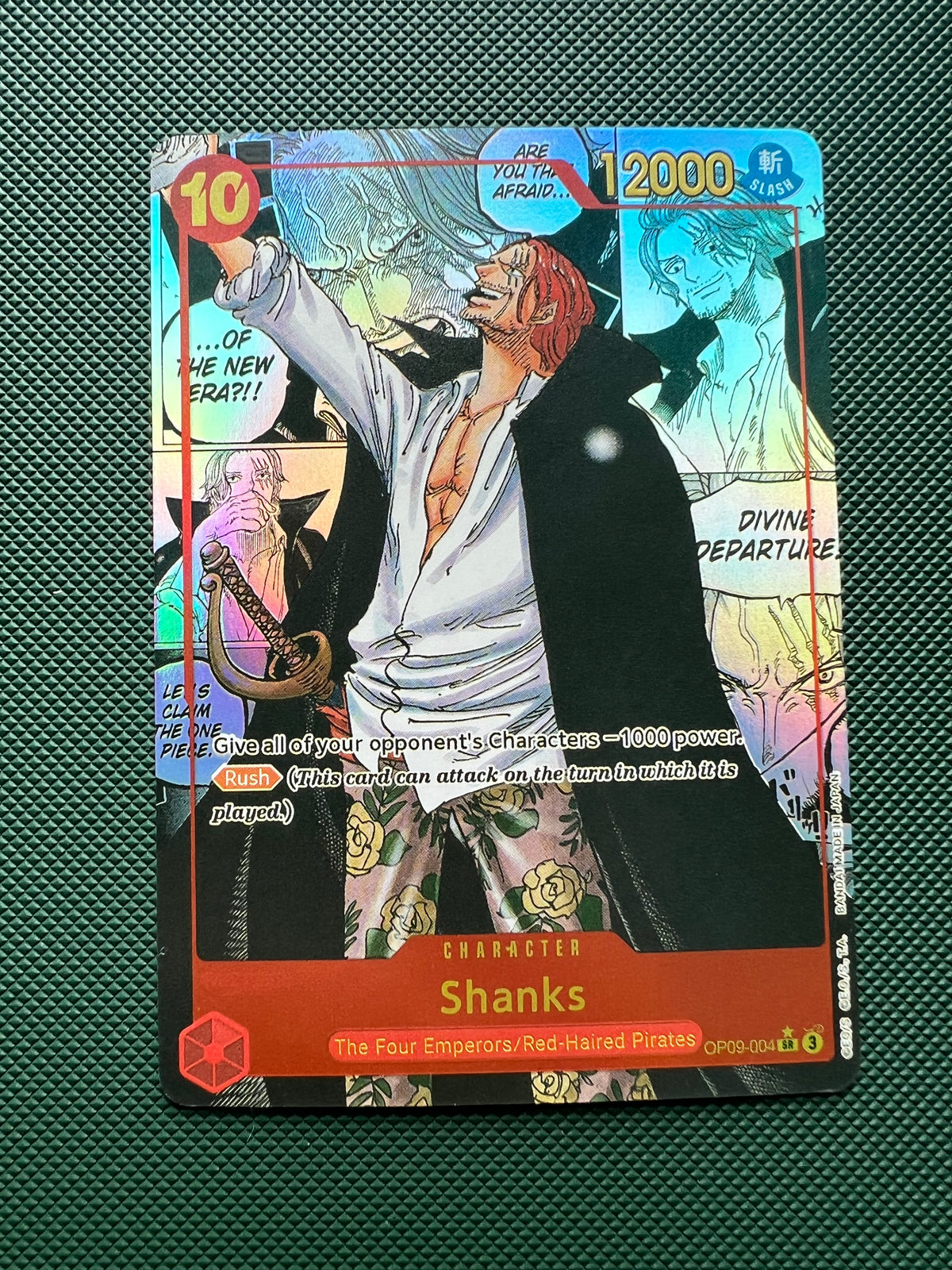 Shanks Manga OP09-004 Alt Art PROXY