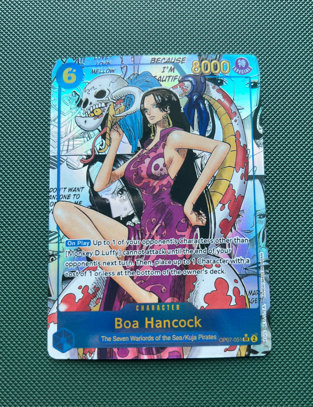 Boa Hancock Manga Alt Art OP07-051 PROXY