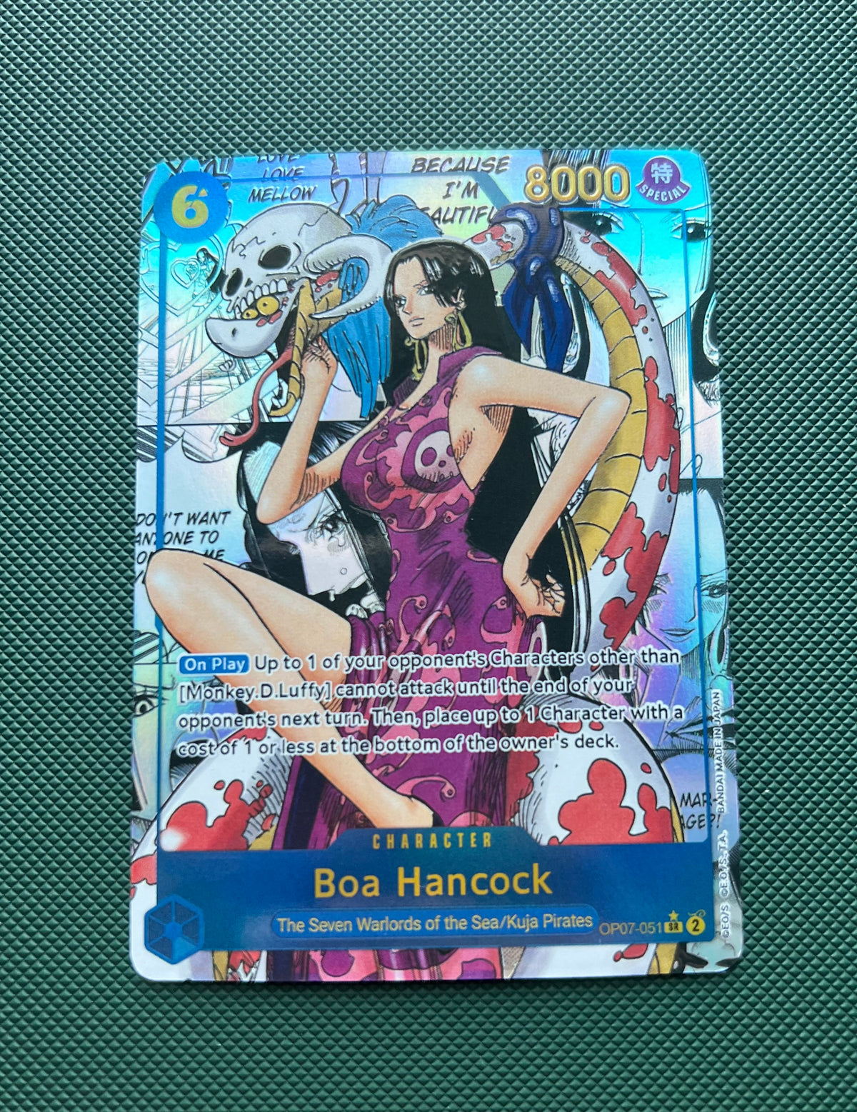 Boa Hancock Manga Alt Art OP07-051 PROXY