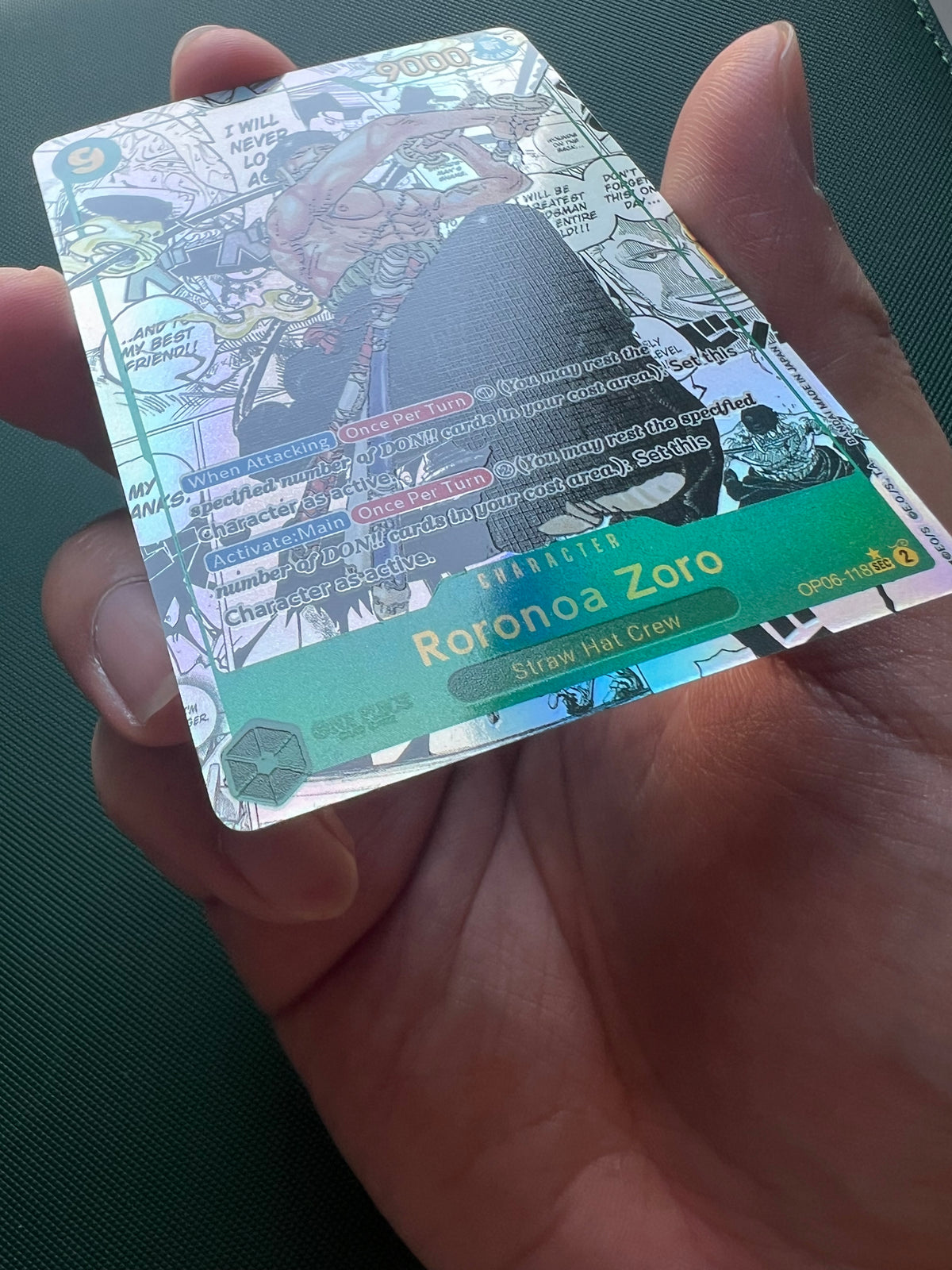 Roronoa Zoro Manga Alt Art OP06-118