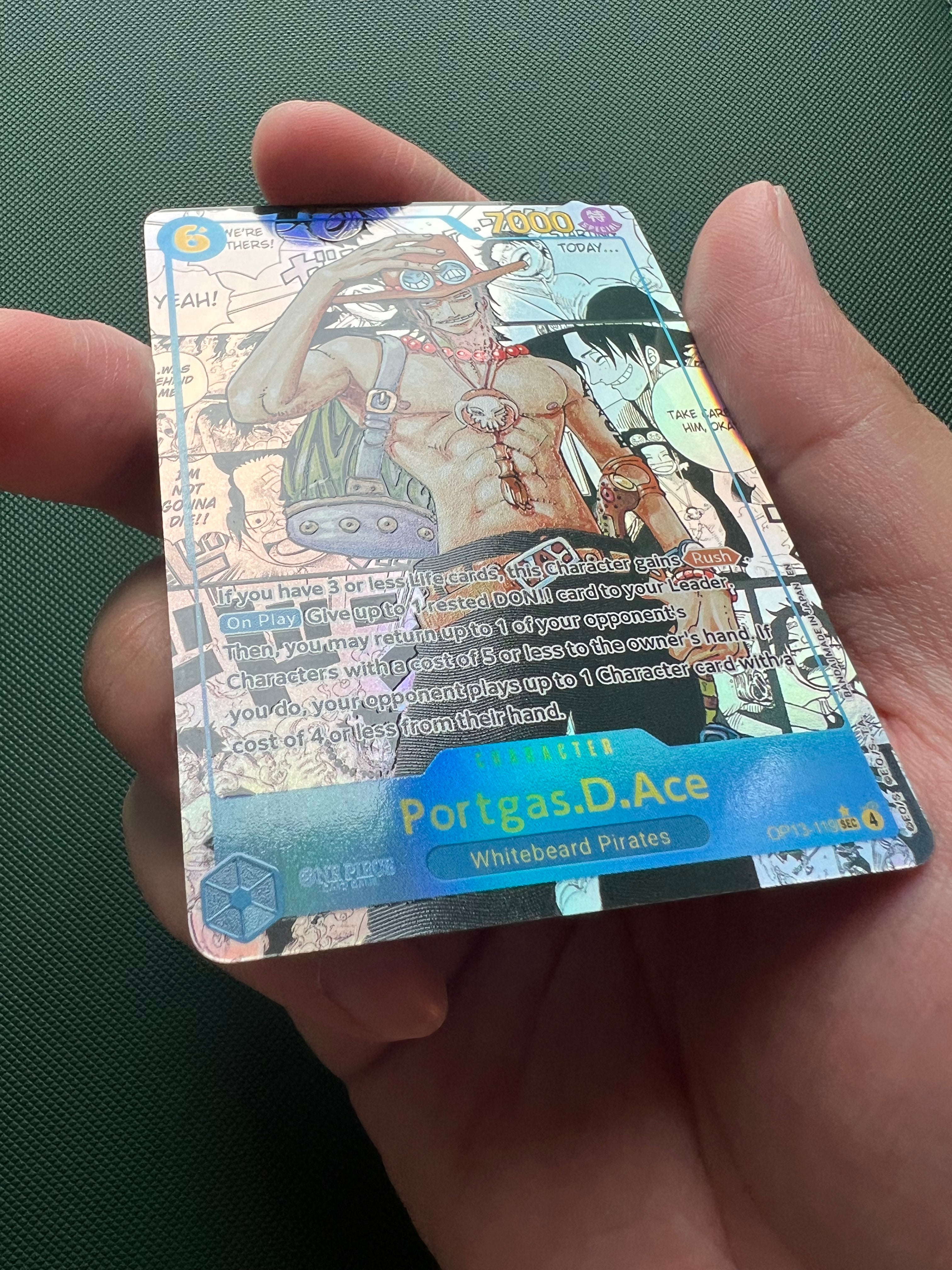 Portgas.D.Ace Manga Alt Art OP13-119 PROXY