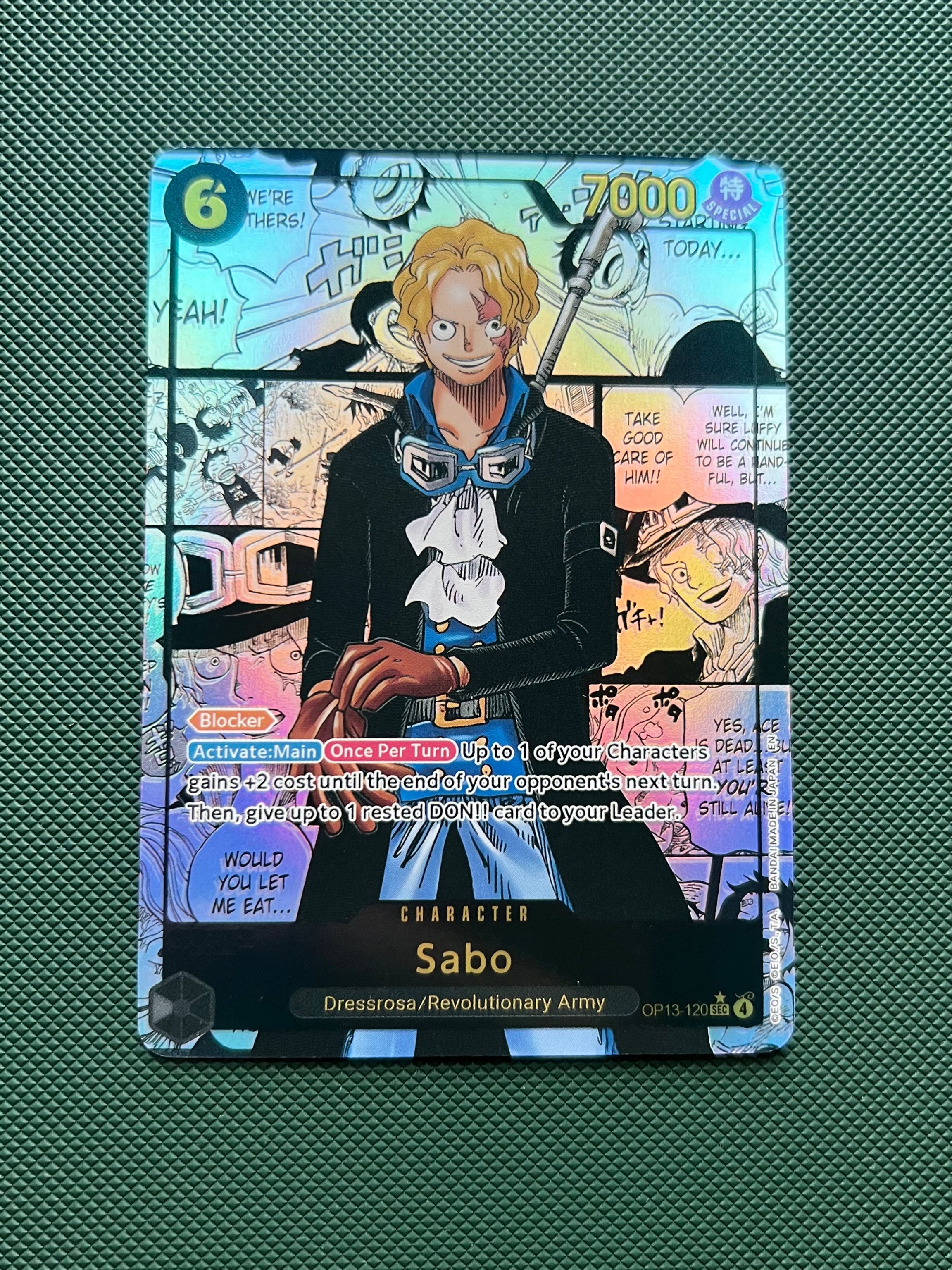 Sabo Manga Alt Art OP13-120 PROXY