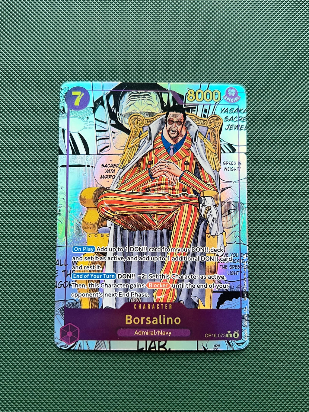 Borsalino Manga Alt Art OP16-073 PROXY