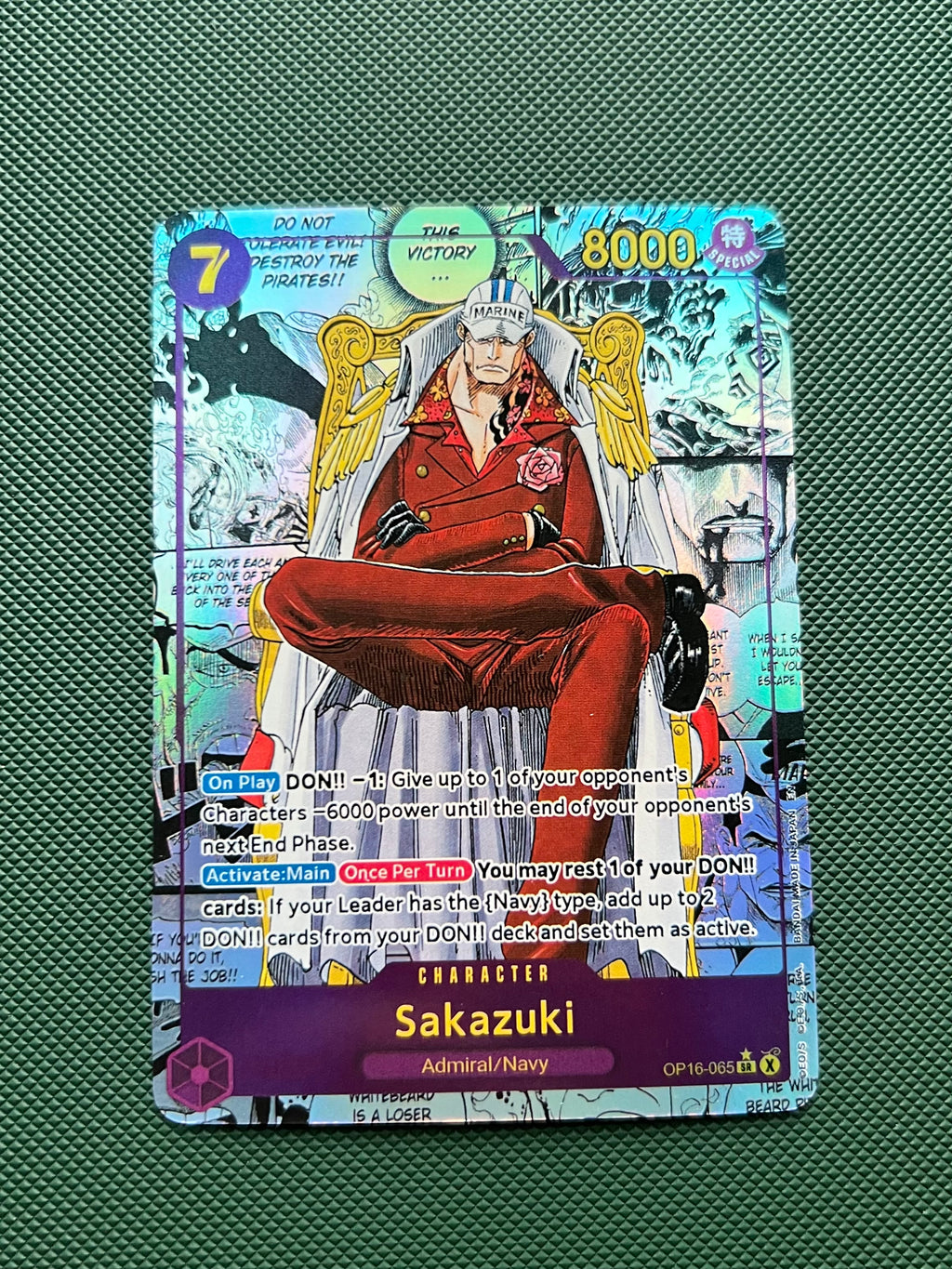 Sakazuki Manga Alt Art OP16-065 PROXY