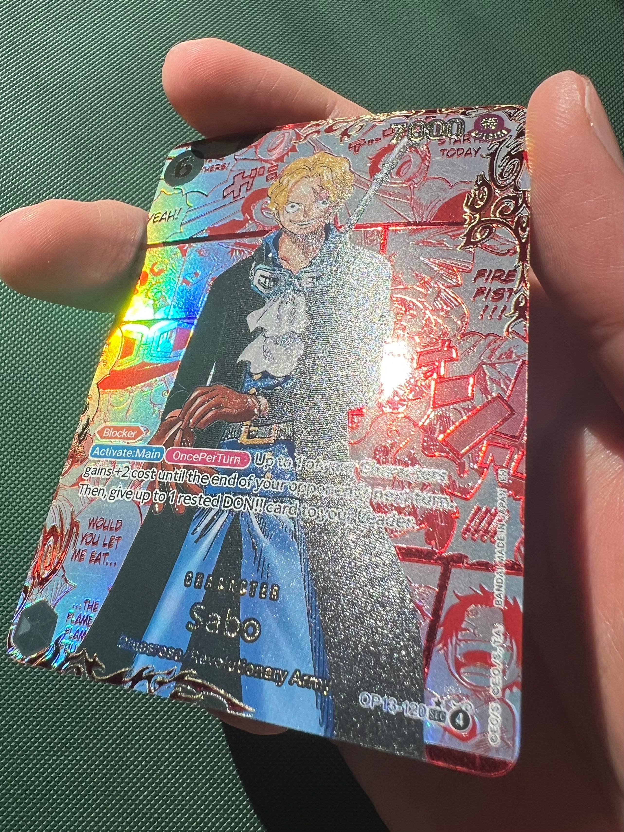 Sabo Red Manga Alt Art OP13-120 PROXY