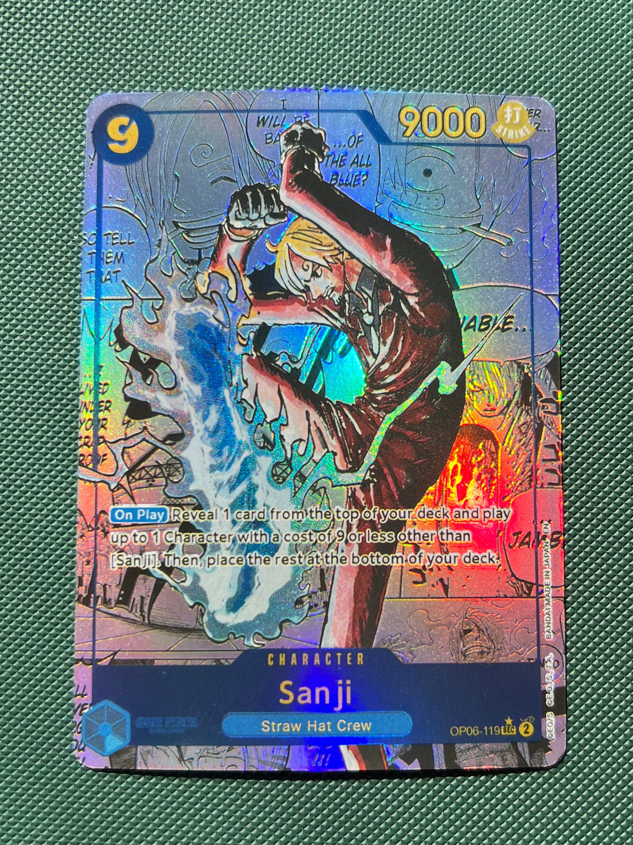 Sanji Manga Alt Art OP06-119 PROXY