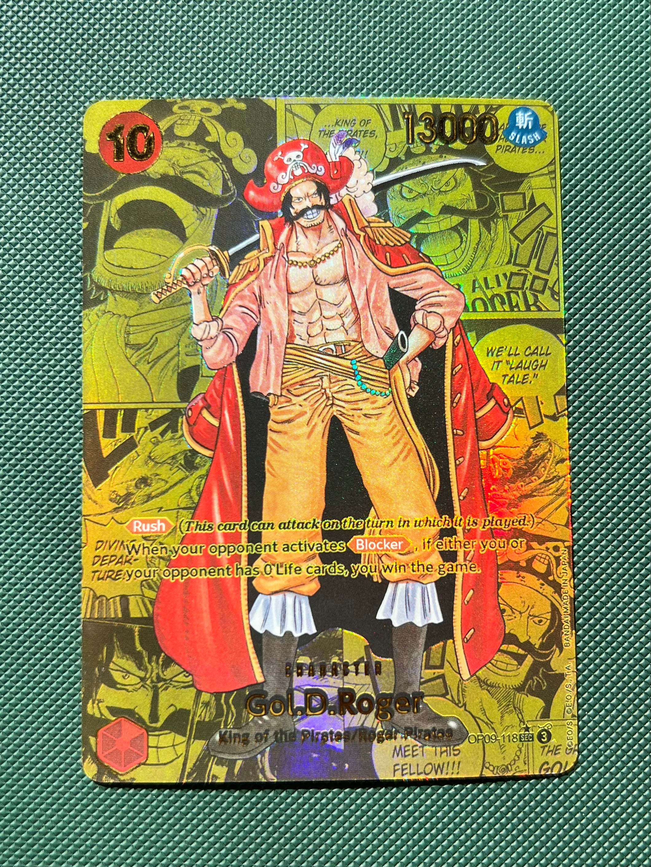 Gol D Roger Gold Manga Alt Art OP09-118 PROXY