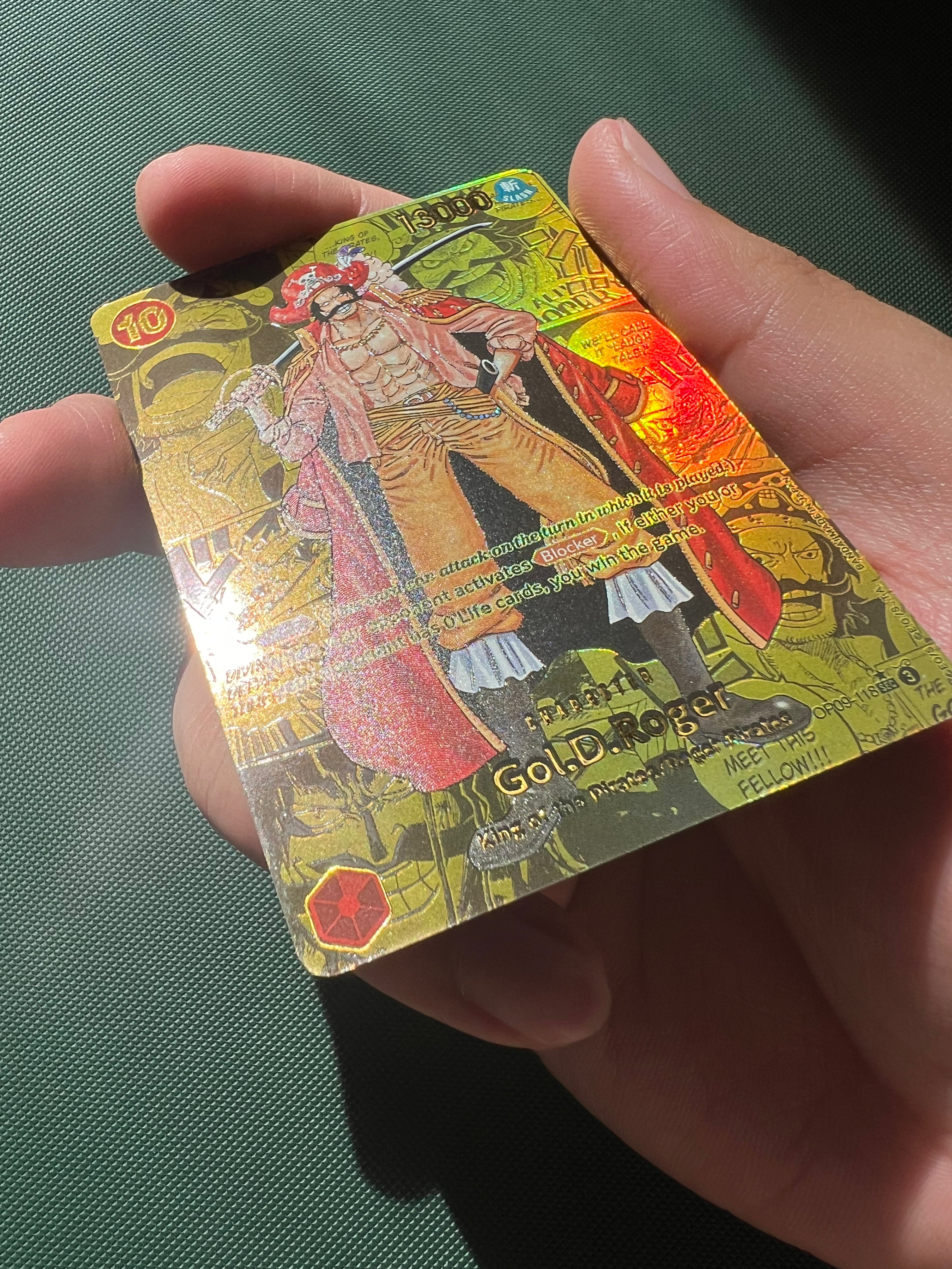 Gol D Roger Gold Manga Alt Art OP09-118 PROXY