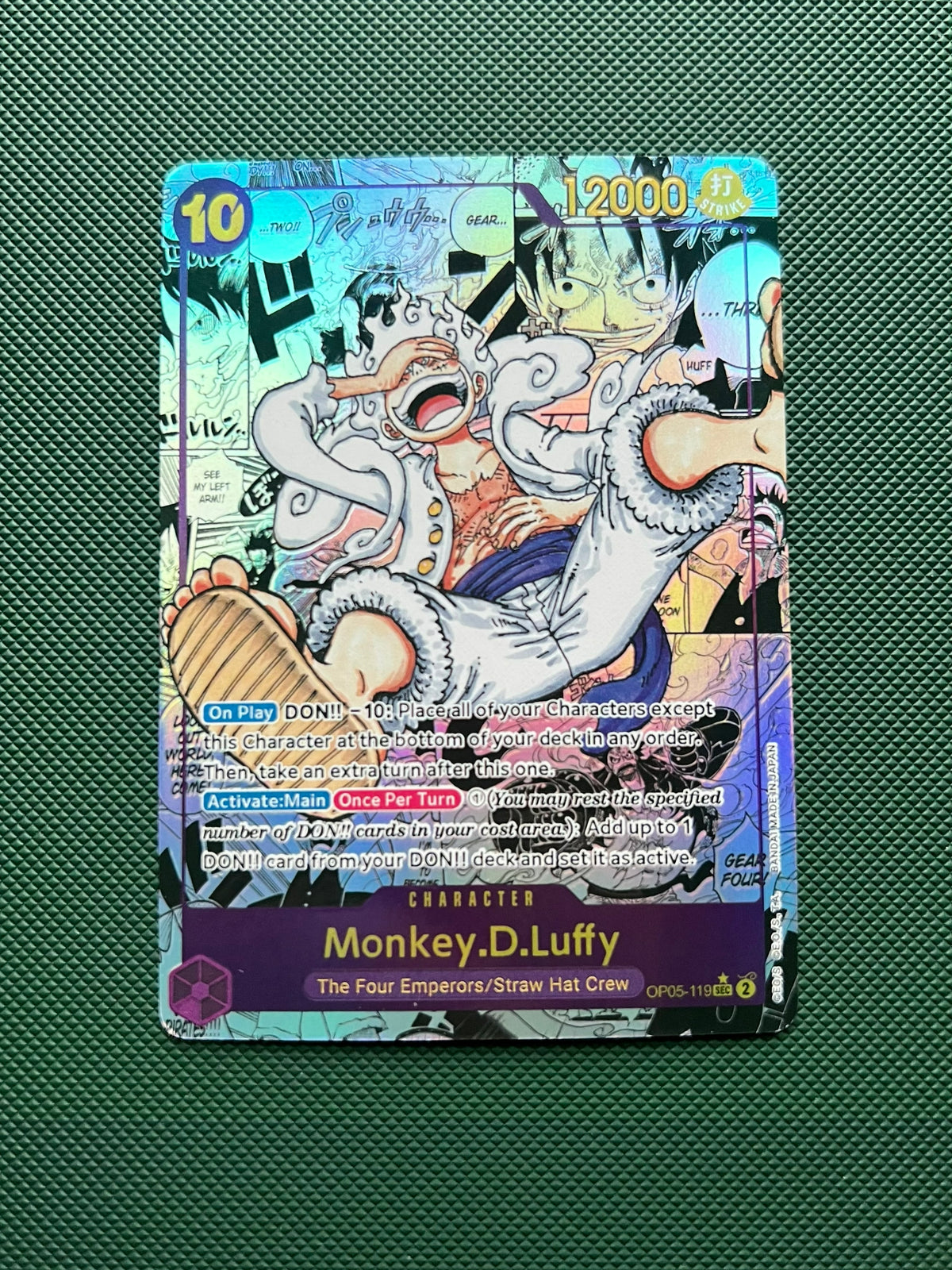 Monkey D. Luffy Gear 5 Manga OP05-119 PROXY
